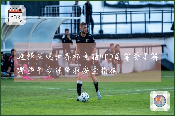 选择正规世界杯竞猜app前需要了解哪些平台评价和安全措施